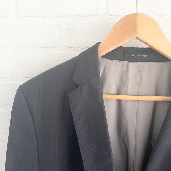 Hugo Boss Men’s Blazer Single Breast Formal Business casual Academia plaid 46R - Picture 7 of 16